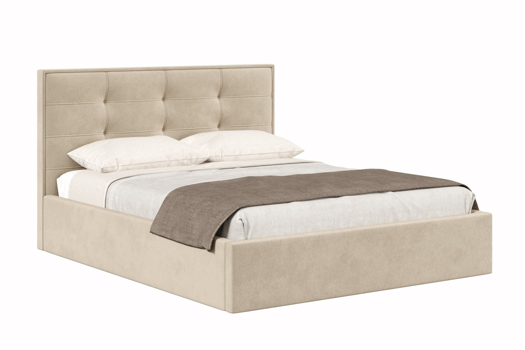 Мягкая кровать, Кровать Римини 1600 с подъёмным механизмом