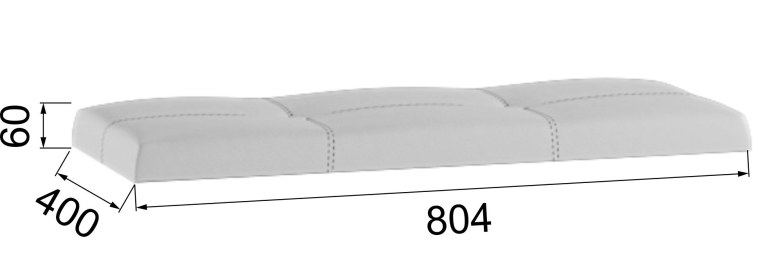 Прихожая Мэнкс вешалка с тумбой и мягким сиденьем