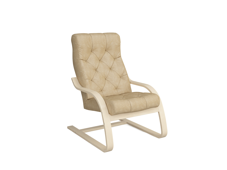 Кресло для отдыха, Кресло Капри Люкс Натурал — бежевый