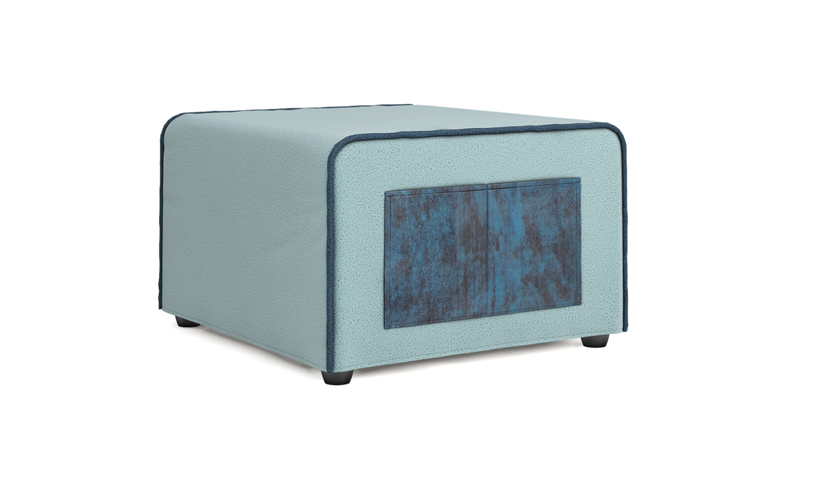 Пуфы, Пуф-кровать Арти МАКСИ голубой