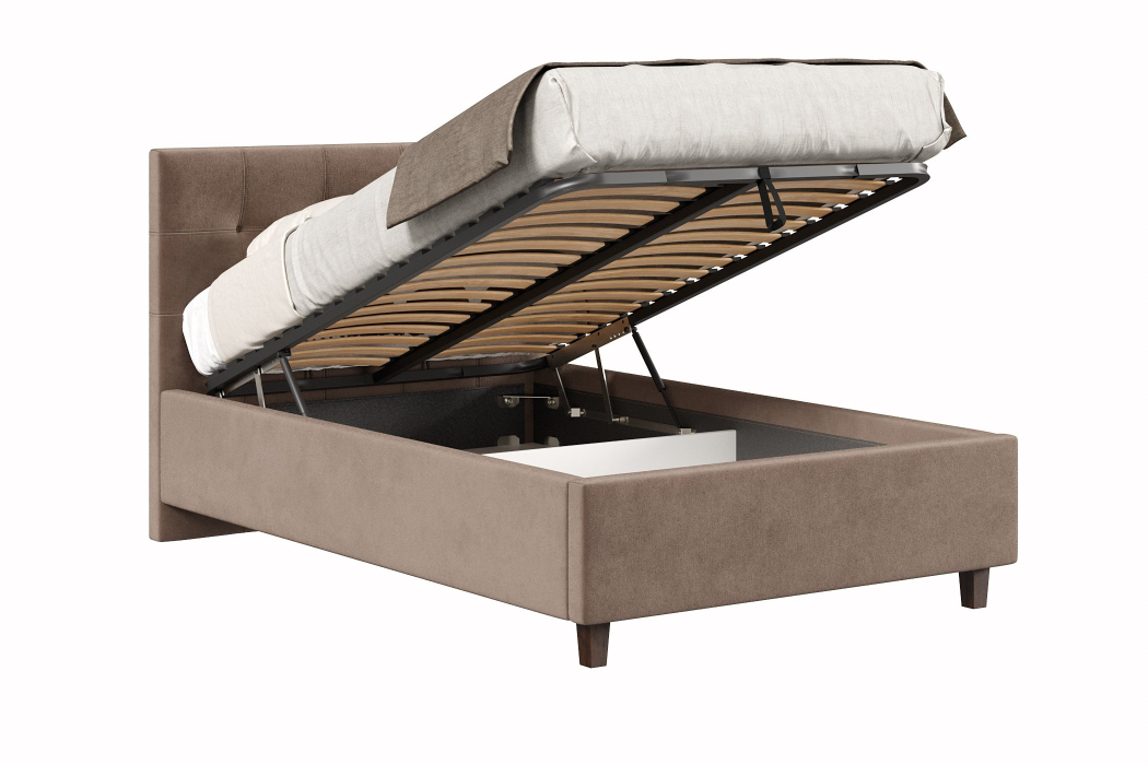 Мягкая кровать, Кровать Турин 1200 с подъёмным механизмом