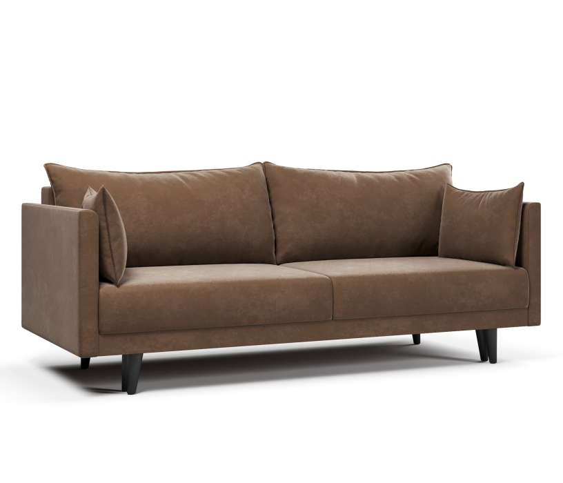 Диваны прямые, Диван-кровать Сканди, тик-так, велюр