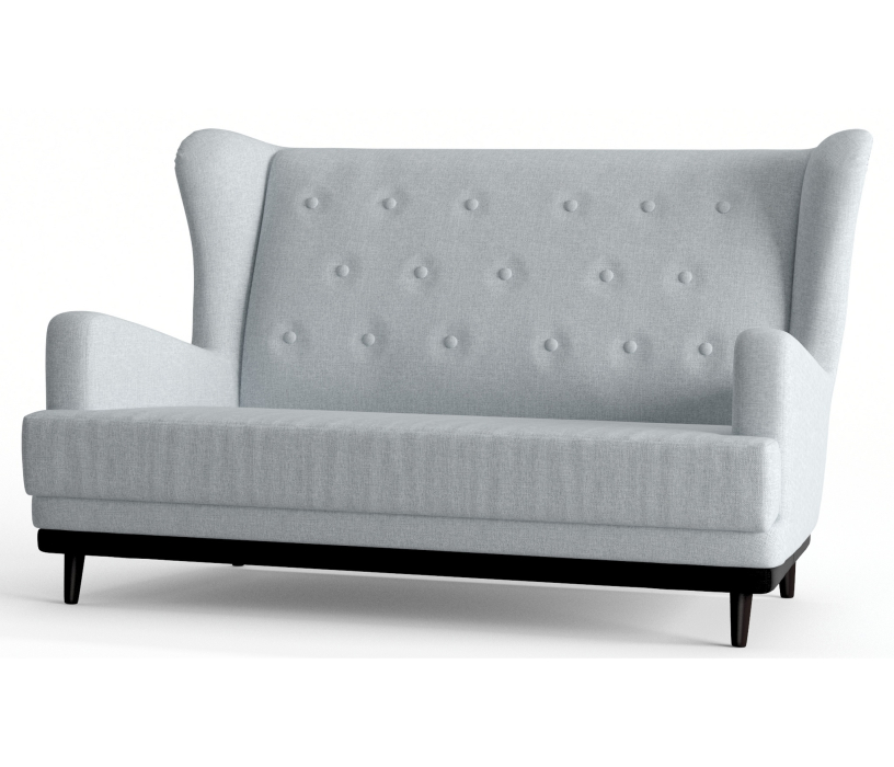 Дизайнерские диваны для гостиной, Диван прямой Барон Люкс, Рогожка