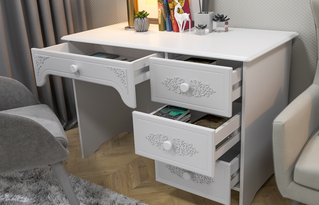 Прямые, Стол письменный правый Ассоль АС-6