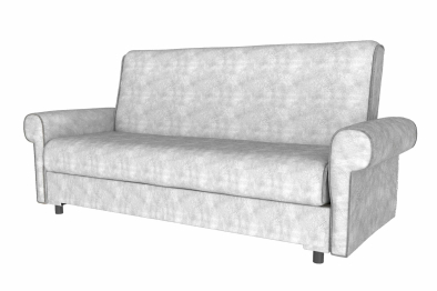 Диван Удачный (независимые пружины), флок