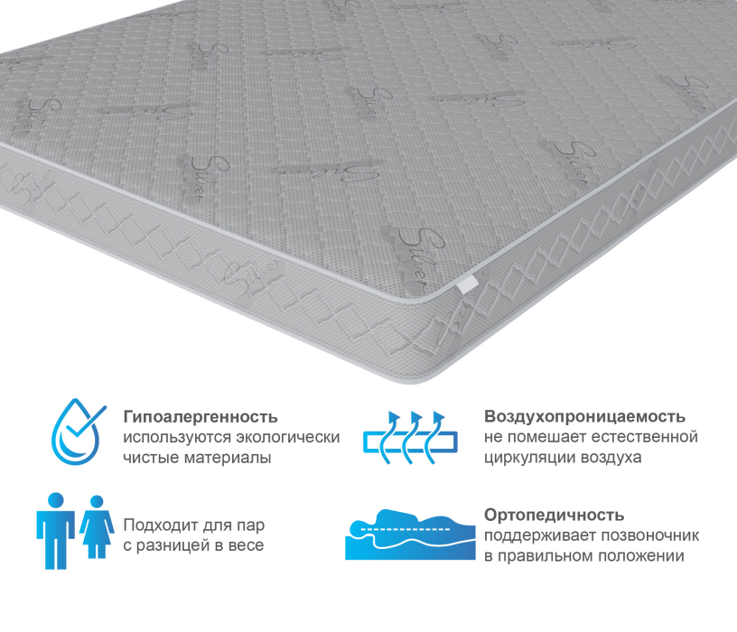 1800 x 2000, Матрас Сити - Бормио 1800*2000