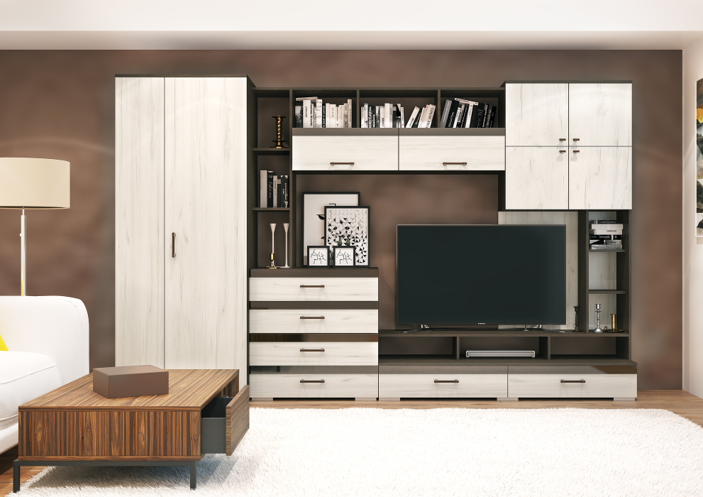 Стенки для гостиной, Гостиная Коста (венге / прованс)