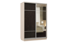 Шкафы-купе, Шкаф-купе Премьер Лайт 02 Мини (08;11) двухдверный