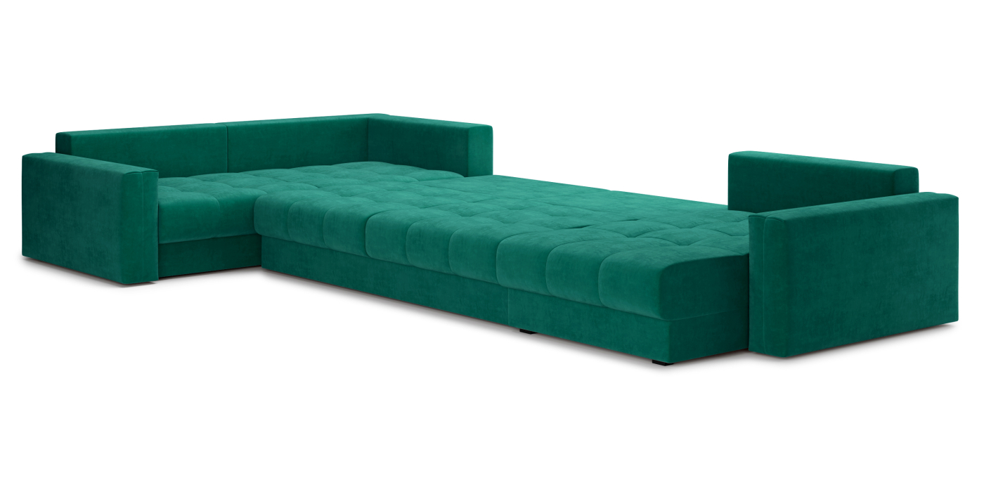 Диваны угловые в гостиную, Диван П-образный Кастел