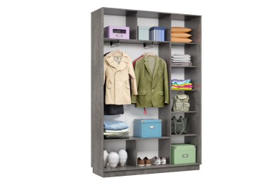 Шкаф-купе Премьер 09 (01ЗБ;01ЗБ) фасады зеркало бронза/двухдверный/Профиль чёрный муар