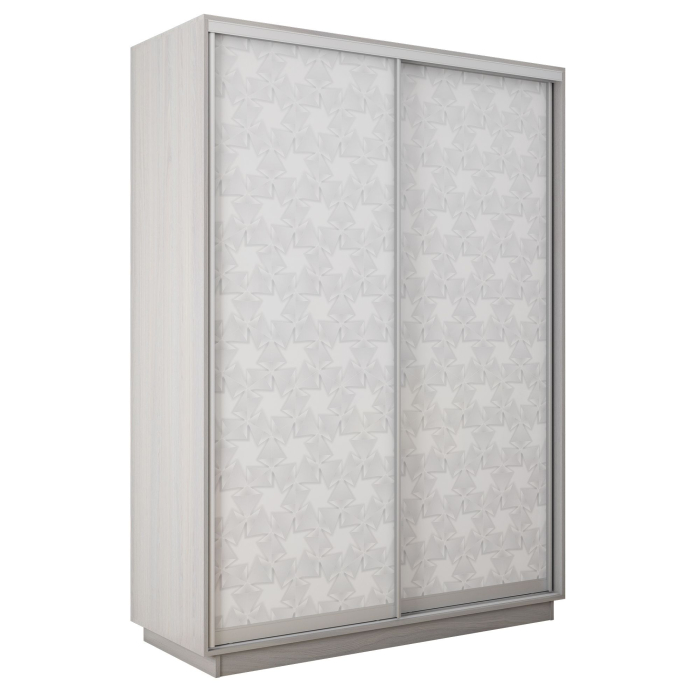 Шкафы-купе 2-х дверные, Шкаф-купе Экспресс 2-х дверный Фотопечать Калейдоскоп Стекла 160х60х220