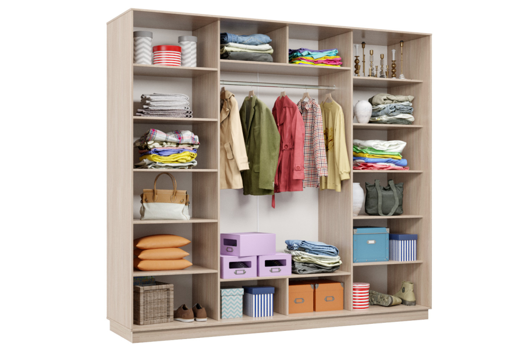 Шкафы-купе 3-х дверные, Шкаф-купе Премьер Лайт 62 (01;01;01) трехдверный