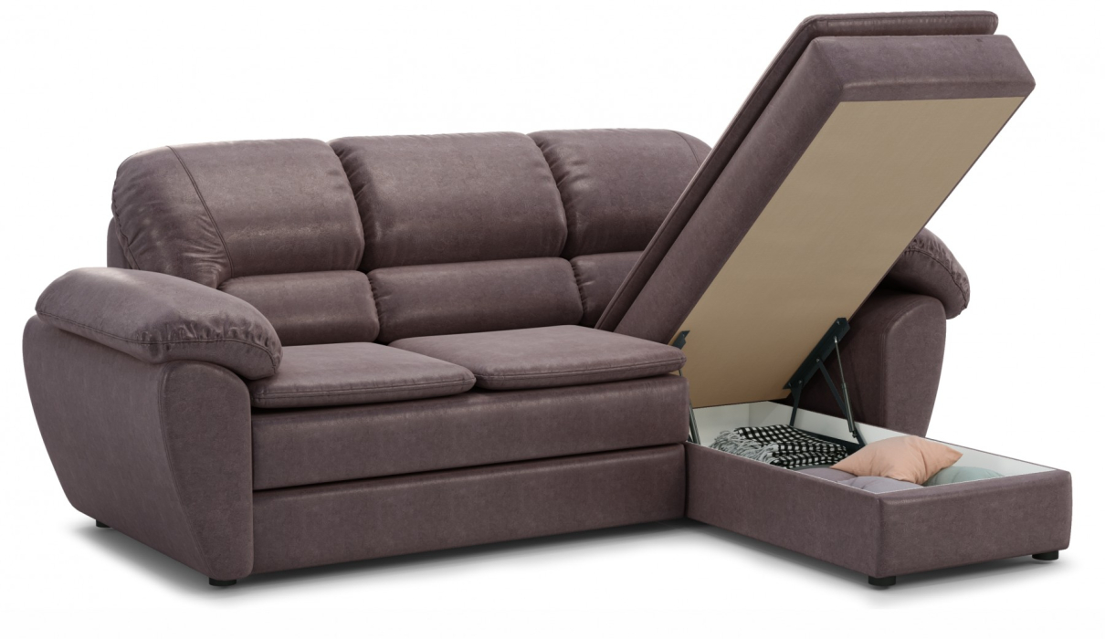 Диваны угловые, Бергамо угол левый с оттоманкой