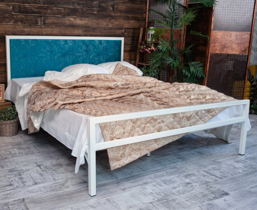 Кровати 180х200, Кровать в стиле лофт Лоренцо 1.8 (Белый)