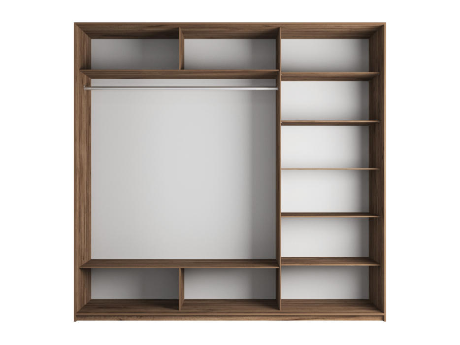 Шкафы-купе 3-х дверные, Шкаф-купе Прайм 3-х дверный Стекла хаки/ДСП/Доводчики 180х57х230