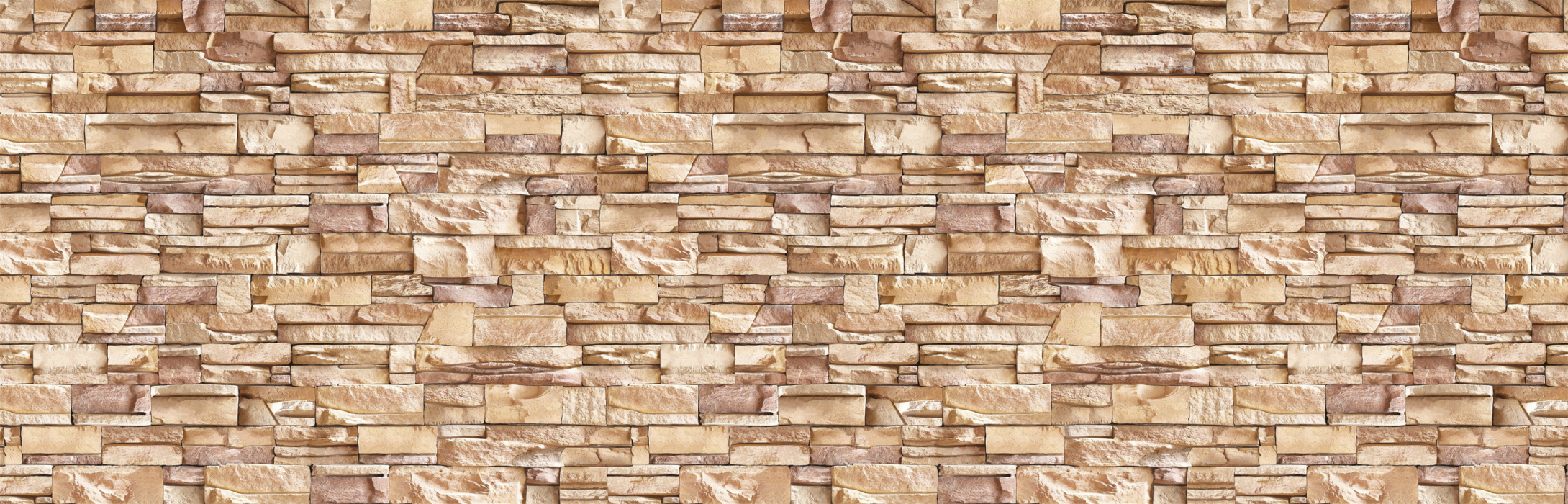 Стеновые панели из АБС-пластика, Кухонный фартук Африканский камень 2000x600x1.5 мм глянец