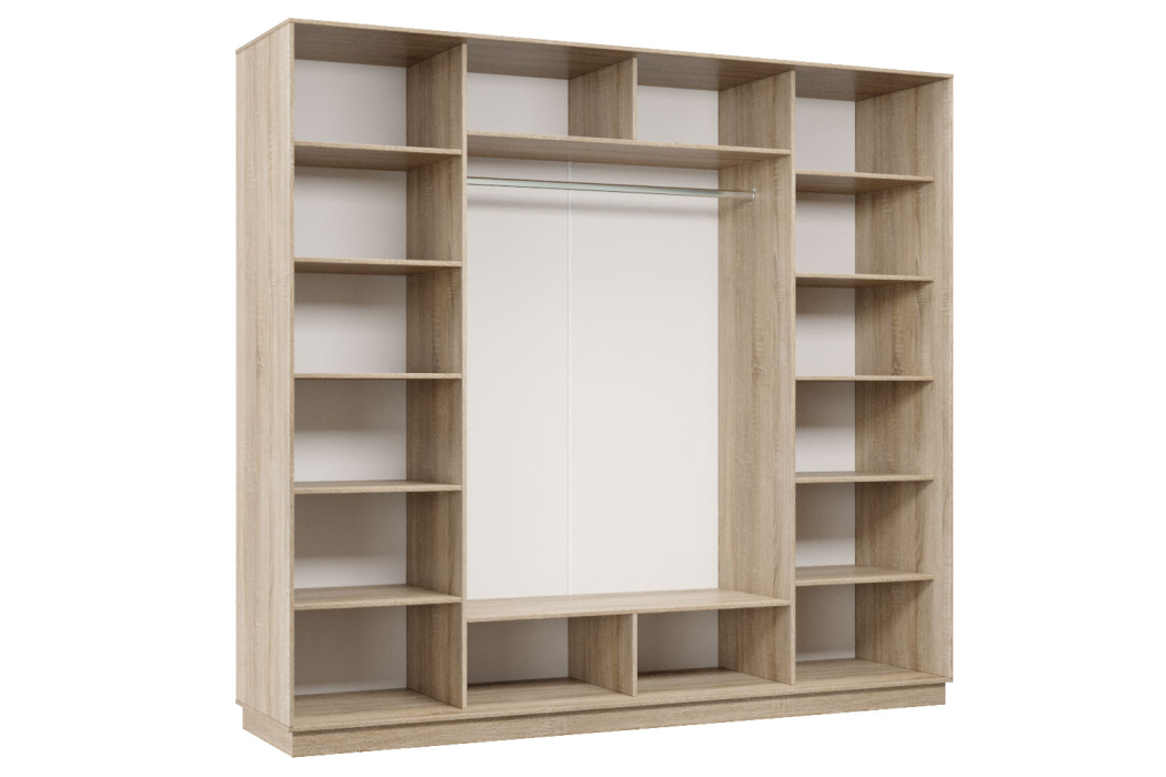 Шкафы-купе 3-х дверные, Шкаф-купе Премьер Лайт 60 (05;05;05) трехдверный