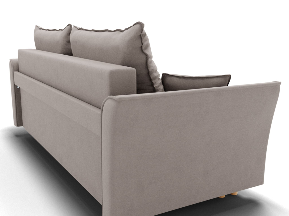 Диваны еврокнижки, Прямой диван Наоми,еврокнижка,велюр