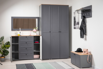 Вешалка Остин 15.12, серый графит