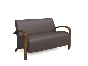 Диван Риччи Темный орех — коричневый