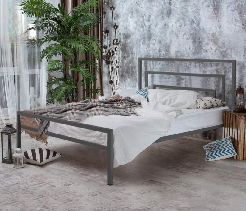 Кровати более 180 см, Металлическая кровать Атланта 1.8