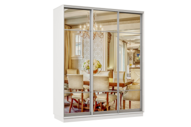 Шкаф-купе Премьер Лайт 21 (11;11;11) трехдверный