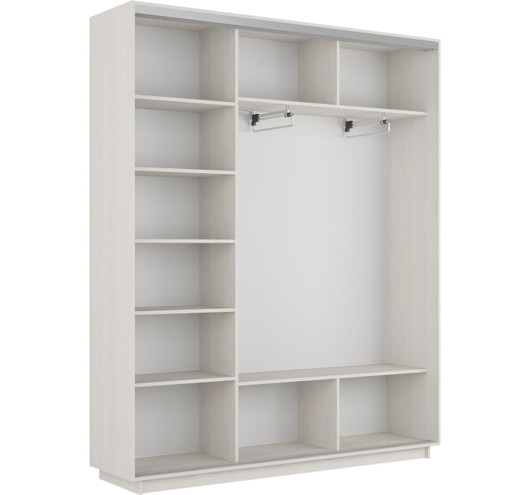 Шкафы-купе 3-х дверные, Шкаф-купе Экспресс 3-х дверный Фотопечать Калейдоскоп Стекла 240х45х240