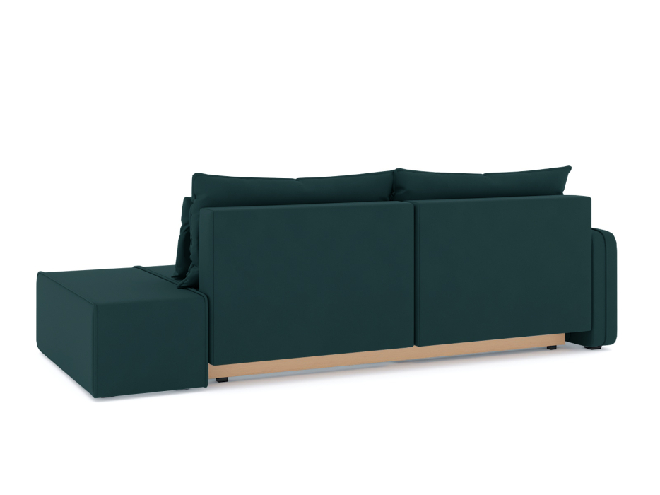 Диваны угловые в гостиную, Диван-кровать угловой Портленд еврокнижка НПБ, велюр