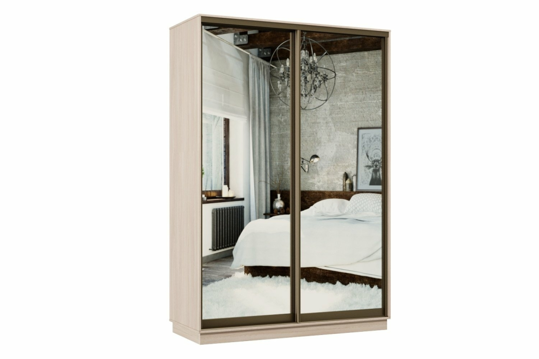 Шкафы-купе, Шкаф-купе Премьер 09 ясень шимо светлый