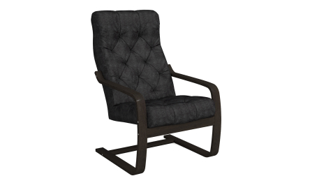 Кресло Эльба Люкс Венге — черный