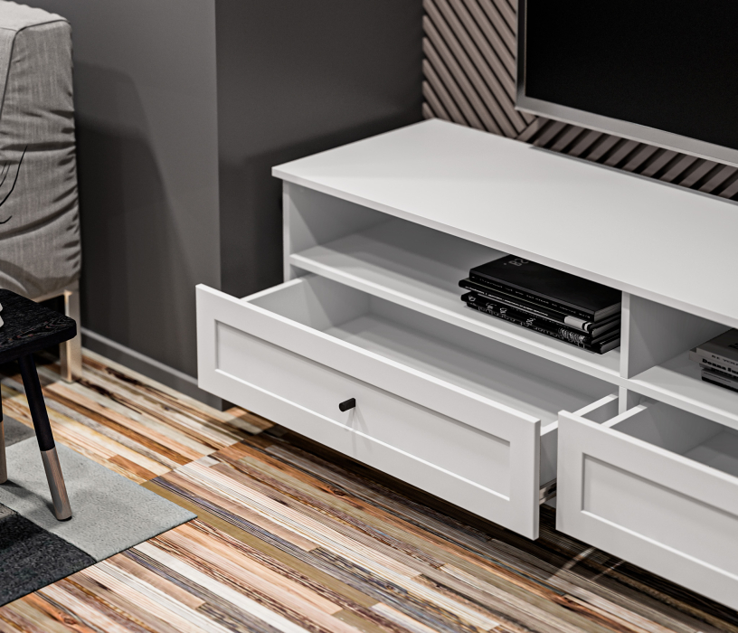 ТВ-тумбы, Тумба Твин СБ-3382 Белый