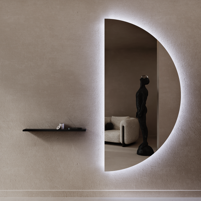 Зеркала в спальню, Зеркало арка большое с подсветкой RONTUS NF LED XL