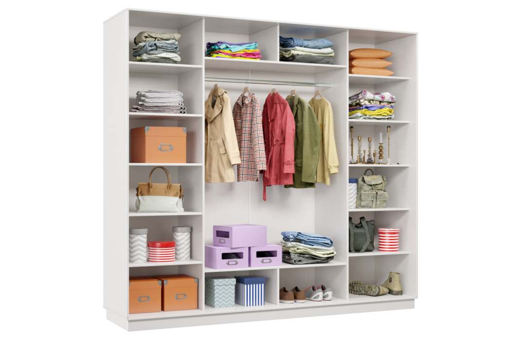 Шкафы-купе 3-х дверные, Шкаф-купе Премьер Лайт 60 (08;11;08) трехдверный