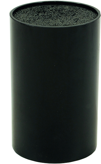 Посуда, Подставка пласт д/ножей красн, 11х18см