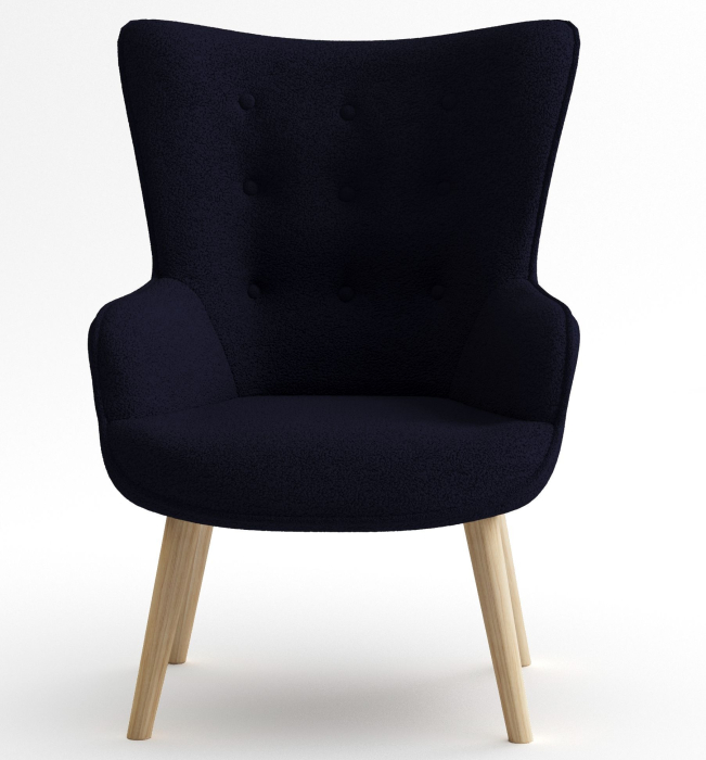 Кресло для отдыха, Кресло интерьерное Шелли, искусственный мех