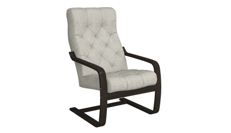 Кресло Эльба Люкс Венге — белый