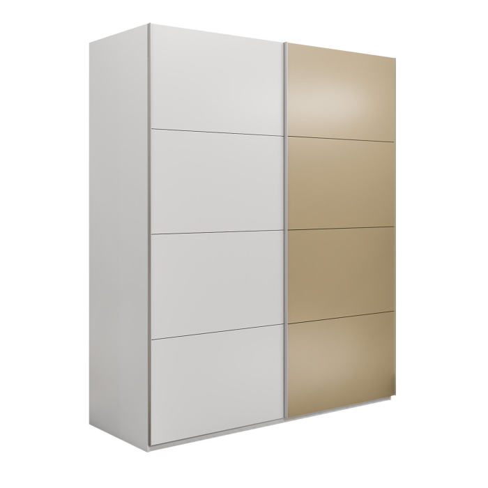 Шкафы-купе 2-х дверные, Шкаф-купе Эста 2-х дверный ДСП/Стекла фисташка/Доводчик 180х66х240