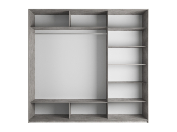 Шкаф-купе Прайм 3-х дверный Стекла пудра/ДСП/Доводчики 210х57х230