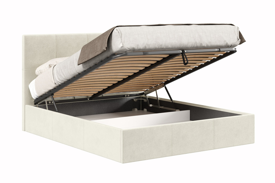 Мягкая кровать, Кровать Марсель 1600 с подъёмным механизмом