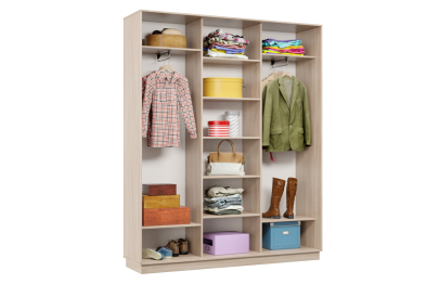 Шкаф-купе Премьер Лайт 27 (08;05;08) трехдверный