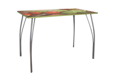 Стол обеденный с мет.ногами 900/600