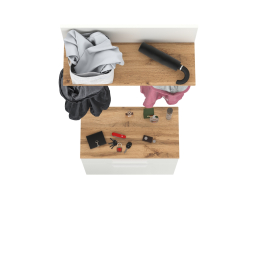 Обувница с вешалкой для верхней одежды с полкой Октава.