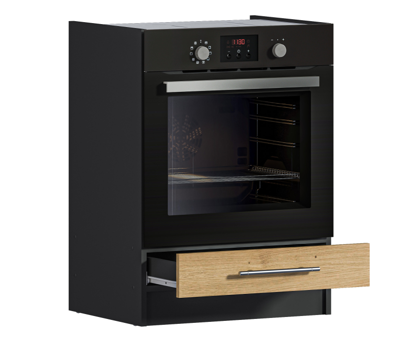 Сопутствующие товары, Ангелина ЛСДЯ-1-60 Стол под духовку Диамант серый/Дуб дикий