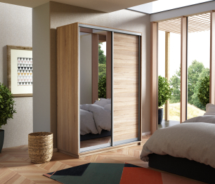 Шкаф-купе Экспресс Медиум дуо 2400 x 1200 x 600