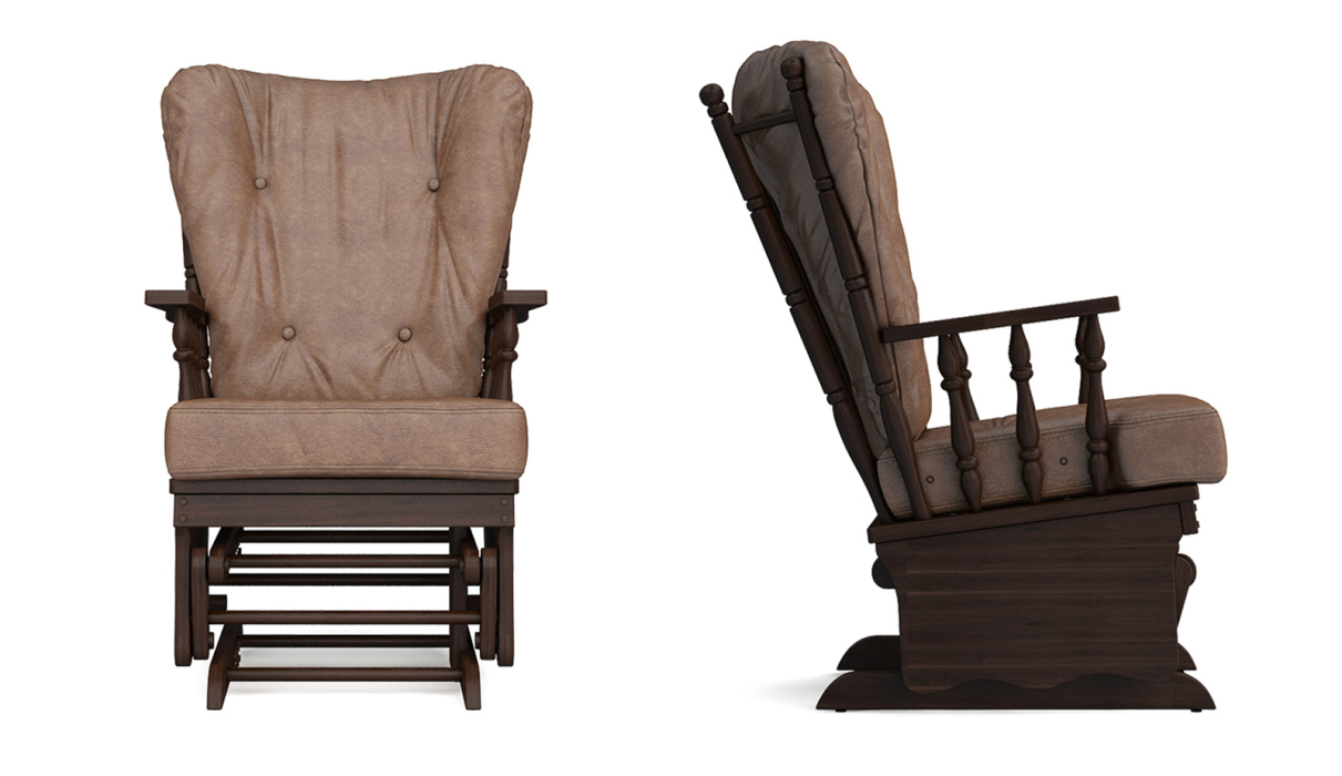 Кресла-качалки, Кресло-качалка Джильо Дуб махагон — коричневый