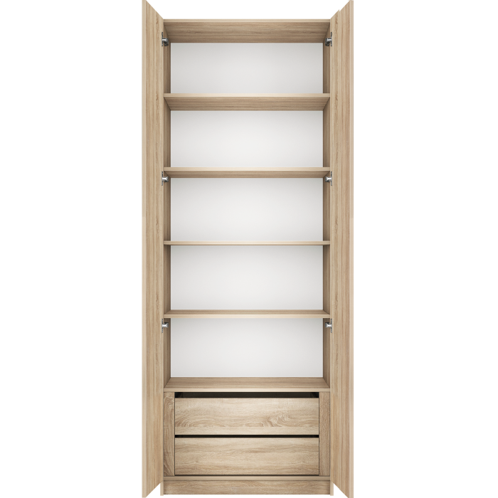 Шкафы распашные, Шкаф распашной Локер Распашной/доп. полки + модуль 80х220х53