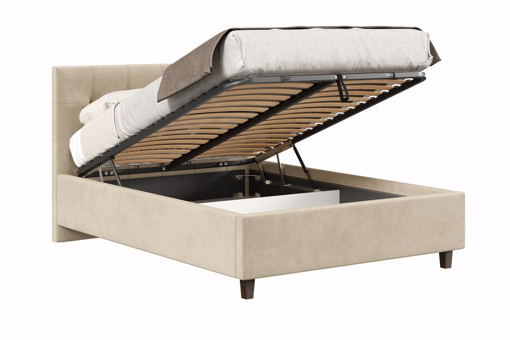 Мягкая кровать, Кровать Турин 1400 с подъёмным механизмом