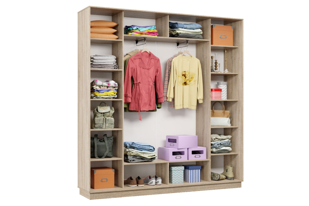 Шкафы-купе 3-х дверные, Шкаф-купе Премьер 35 (11ЗГ;11ЗГ;11ЗГ) фасады зеркало графит/трёхдверный/Профиль чёрный муар