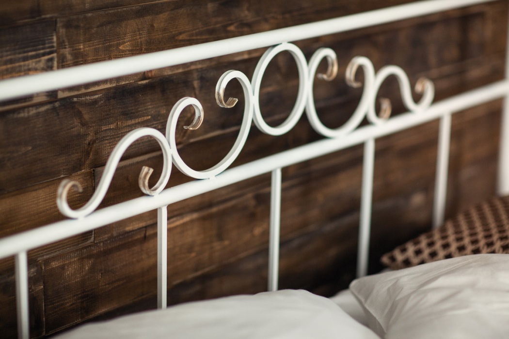 Кованые кровати, Кованая кровать Сандра1.6 с двумя спинками