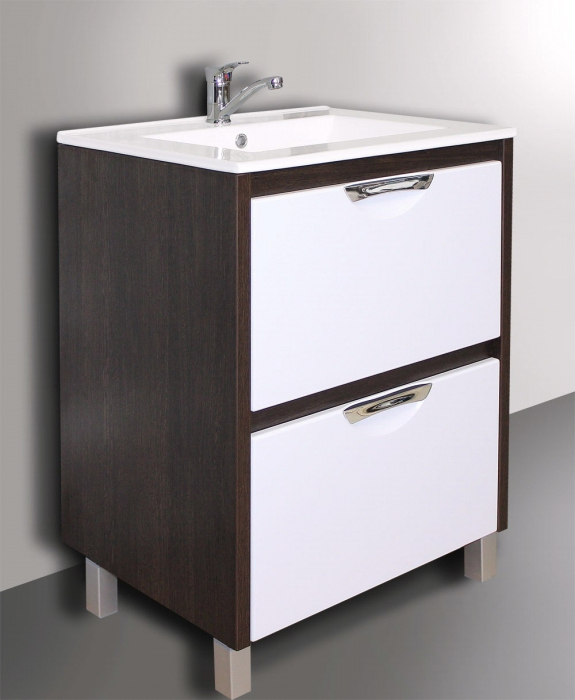 Тумбы без раковины, Тумба в ван.комн. Дуглас 600 венге (чаша Атлантика)